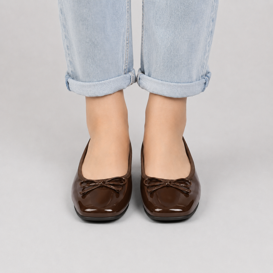 Ballerines Femme Bout Ouvert Nœud Soirée – Chaussures Plates Chic Élégantes Tendance Occasions Spéciales Quotidien