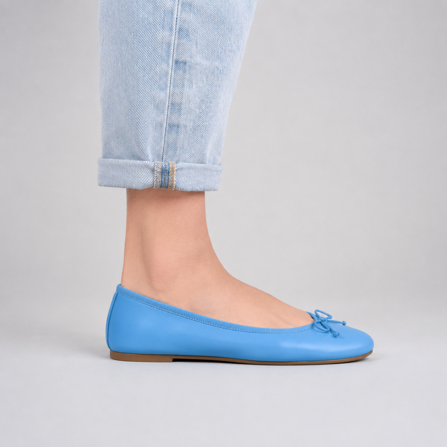 Ballerines Femme Bout Rond Nœud Discret Semelle Souple – Chaussures Plates Confort Tendance Quotidien Bureau