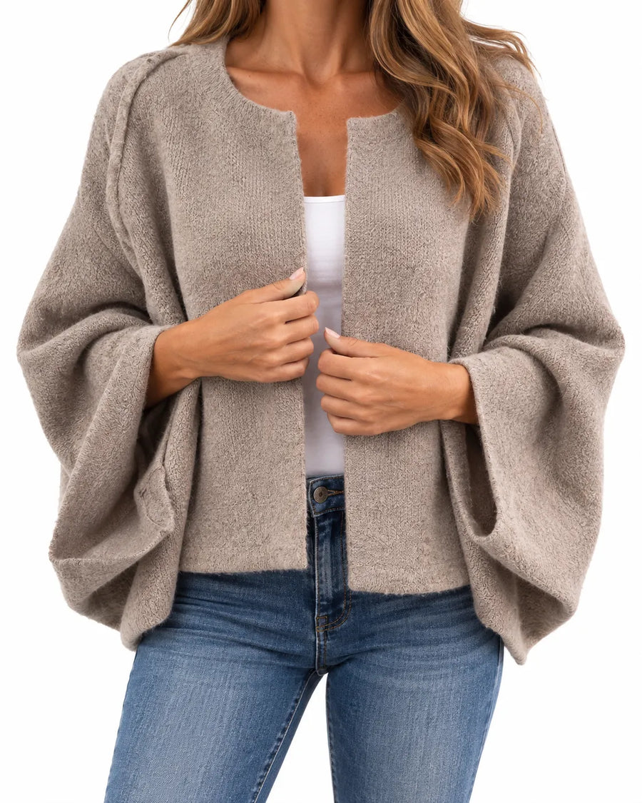 Cardigan Femme Maille Fine Oversize