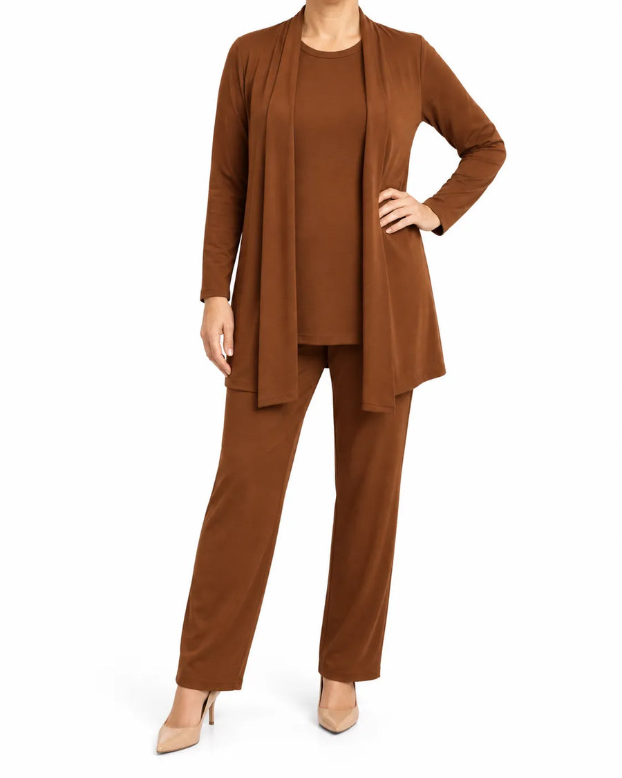Ensemble Femme Maille Souple Trois Pièces