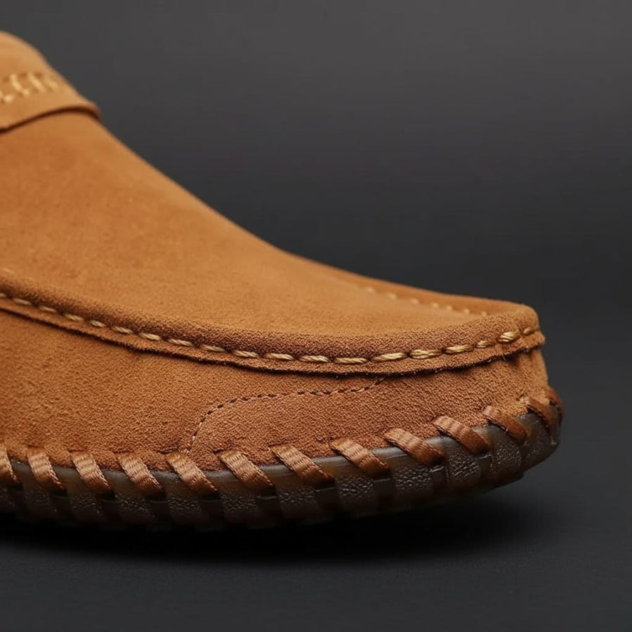 Mocassins suéde homme