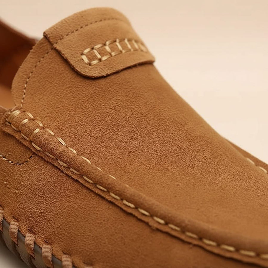 Mocassins suéde homme