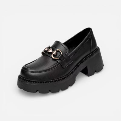 Mocassin femme noir