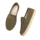 Mocassins homme – classiques quotidien - vert kaki
