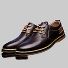 Derbies homme – hybride mocassin finition souple - Marron