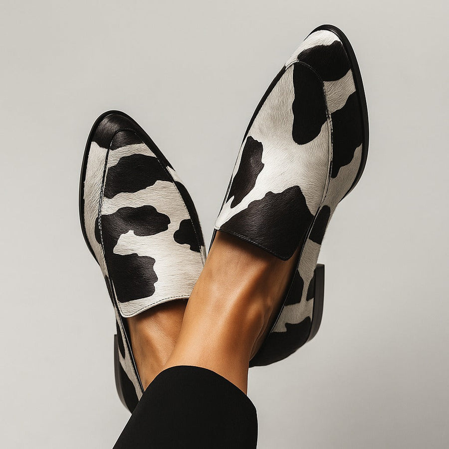 mocassins animal femme