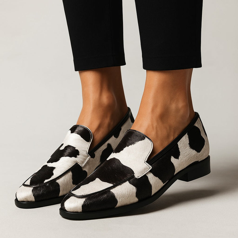 mocassins animal femme