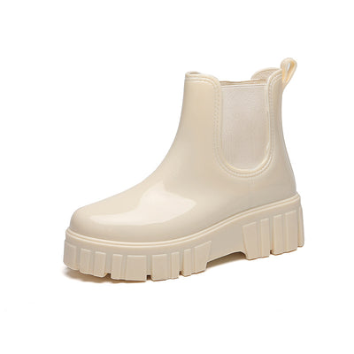 Bottes chelsea mi-mollet femme