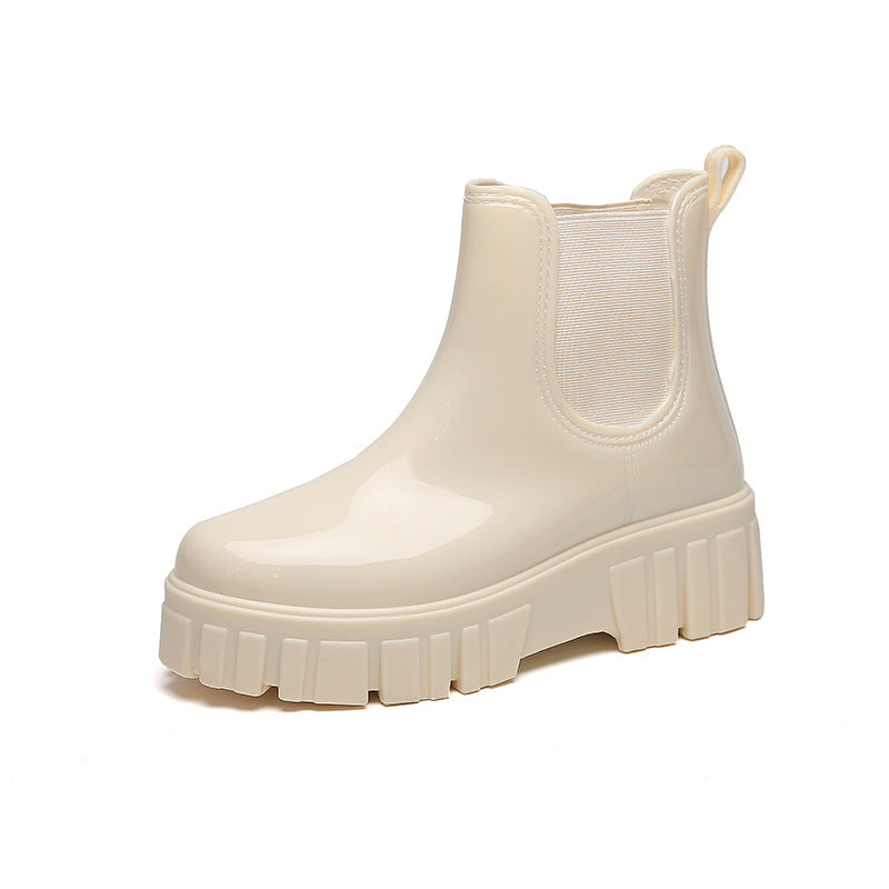 Bottes chelsea mi-mollet femme