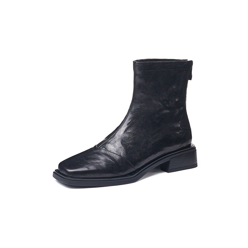 Bottes en cuir femme