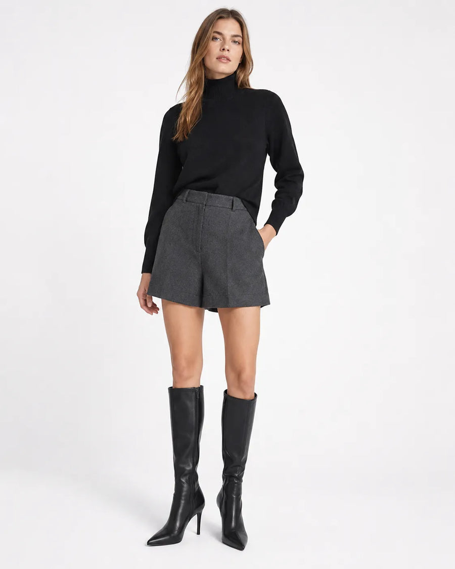 Bottes hautes talon 10 cm femme - vue face