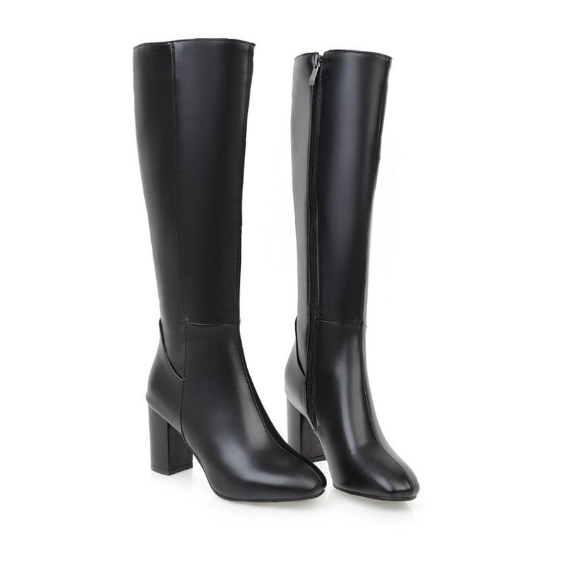 Bottes hautes à talons femme