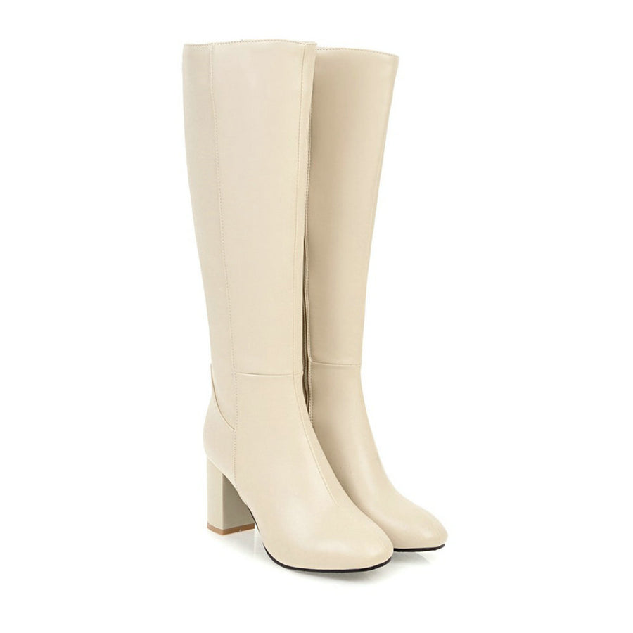Bottes hautes à talons femme