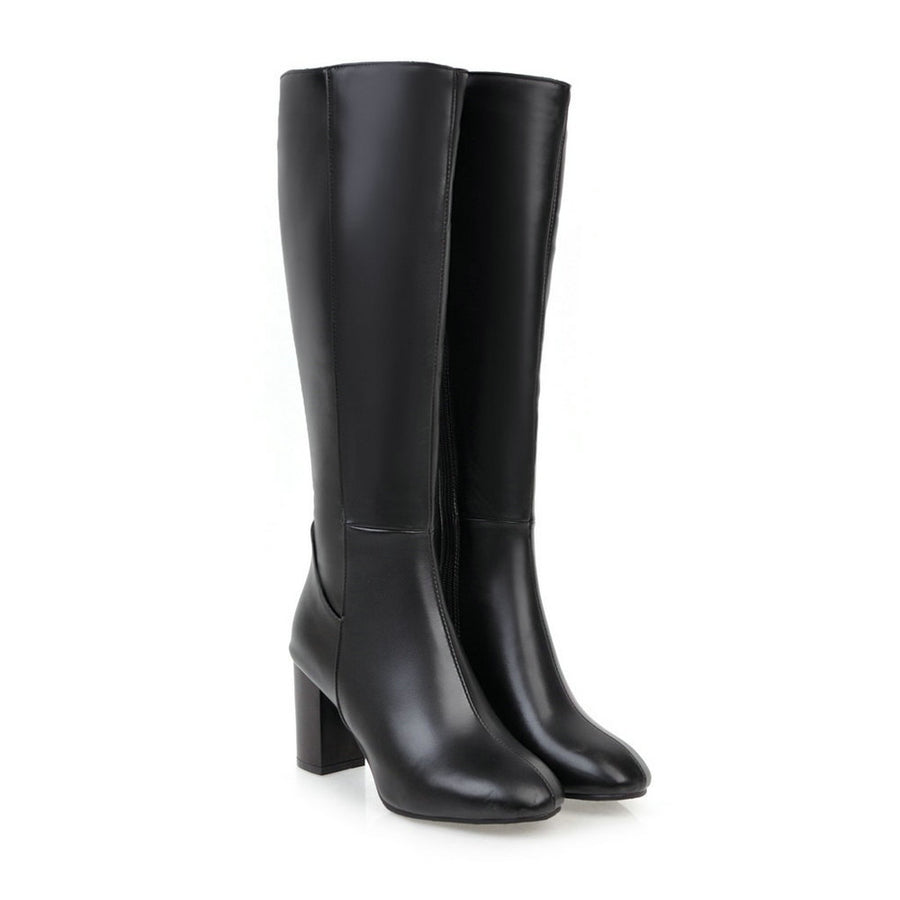 Bottes hautes à talons femme