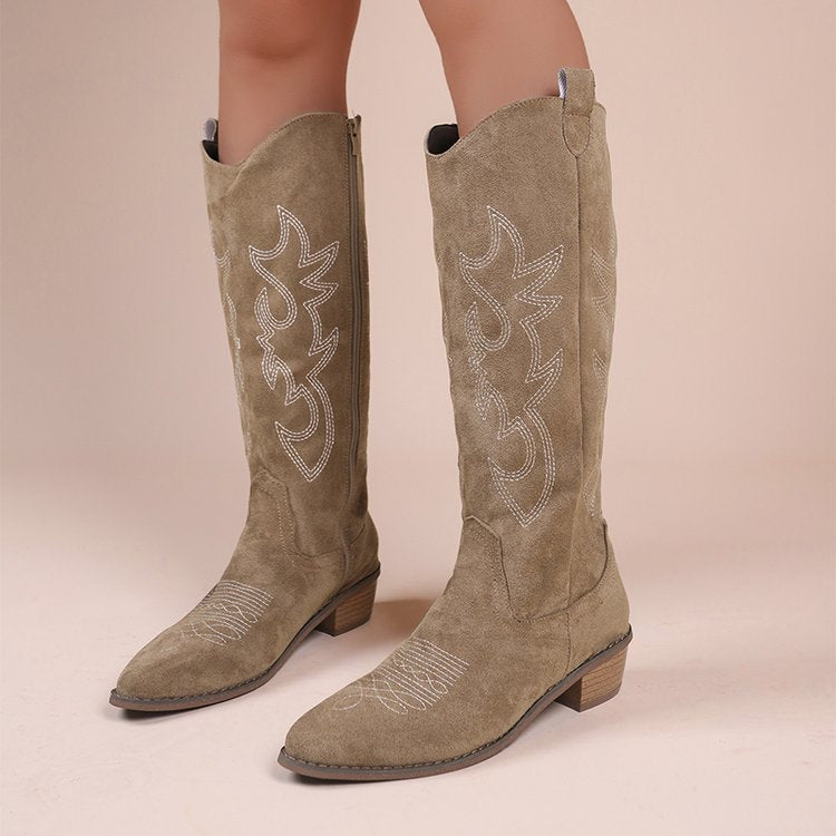 Bottes santiags hautes western