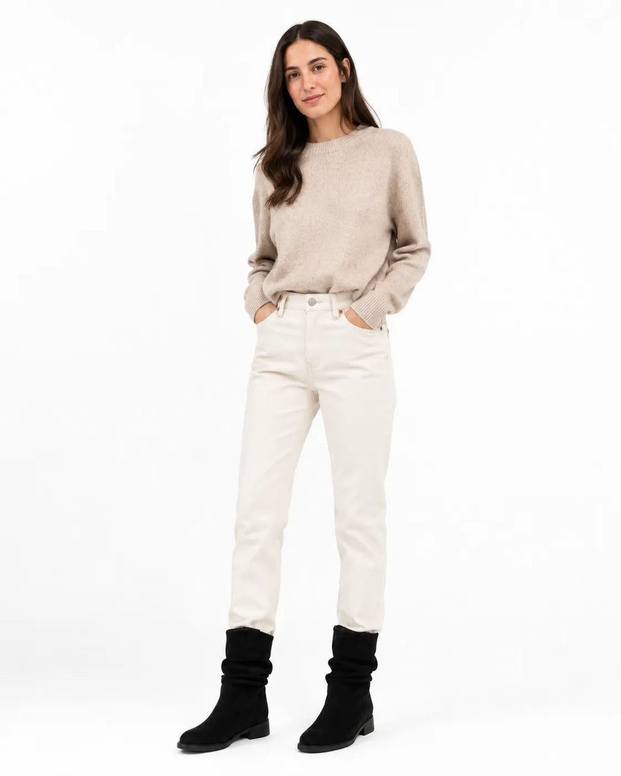 Bottes western en daim hauteur cheville - vue face