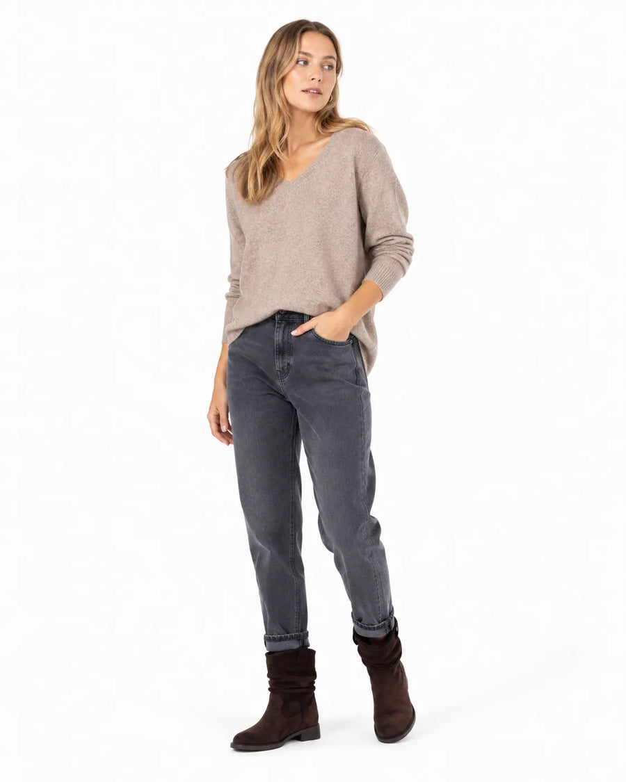 Bottes western en daim hauteur cheville - vue de côté