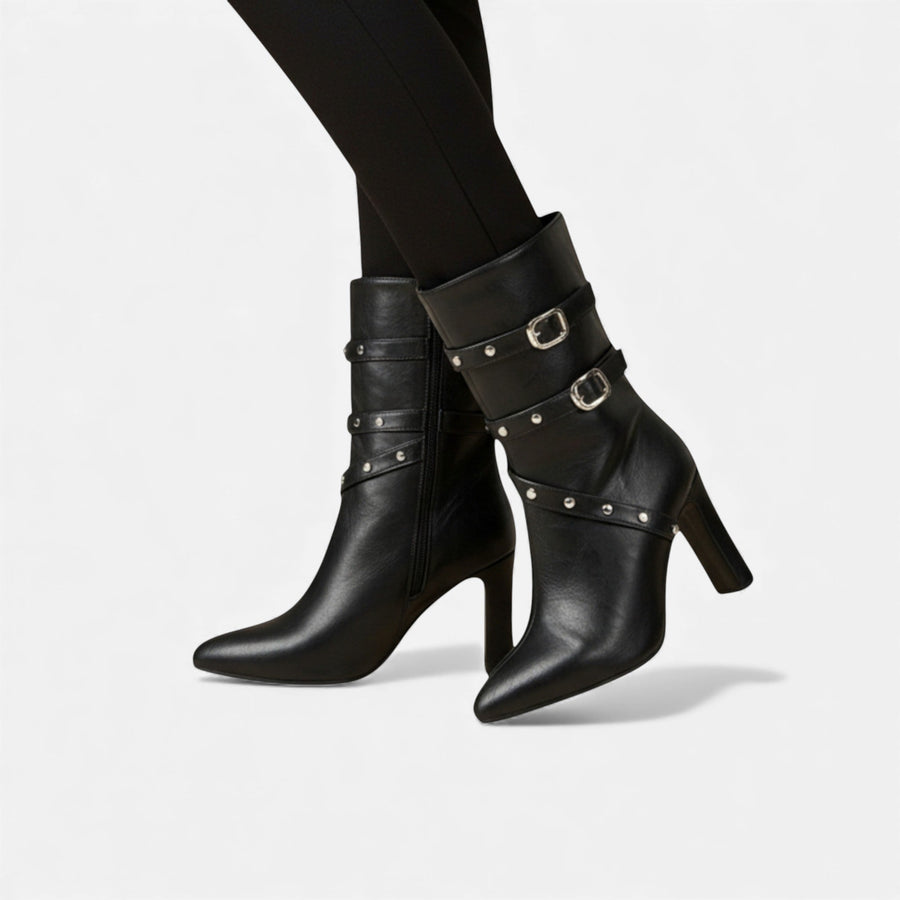 Bottines élégantes à talons femme