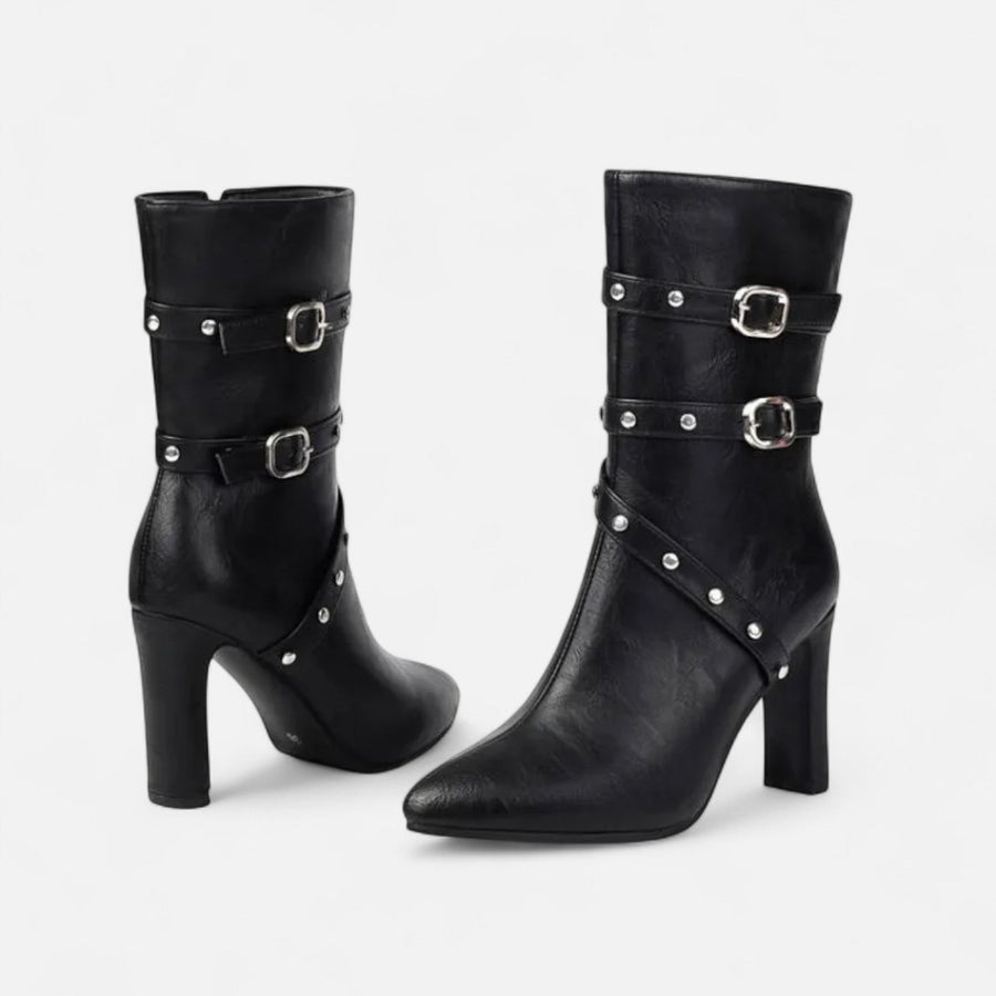 Bottines élégantes à talons femme