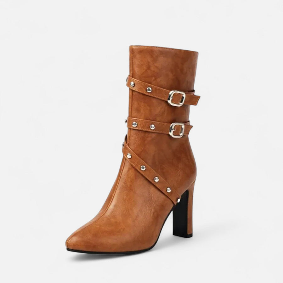 Bottines élégantes à talons femme