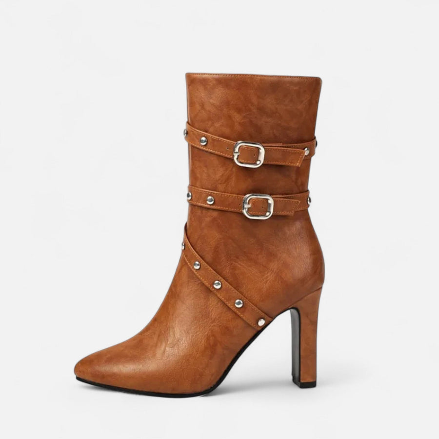Bottines élégantes à talons femme