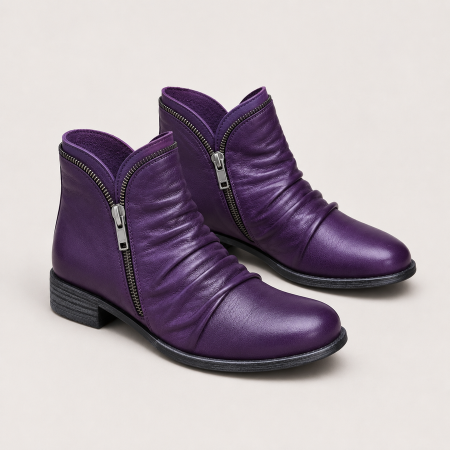Bottines en similicuir femme confortables - vue coloris disponibles
