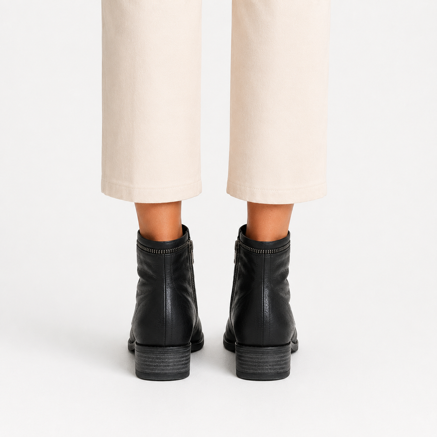 Bottines en similicuir femme confortables