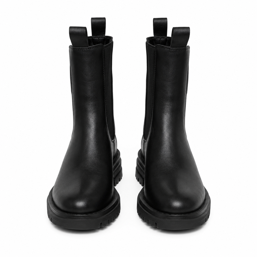 Bottines en similicuir femme