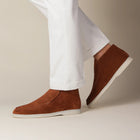 Mocassins homme – tige montante été confort - Marron
