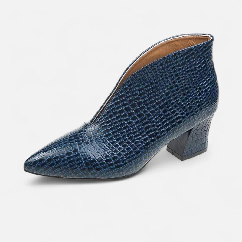 Bottines en similicuir femme