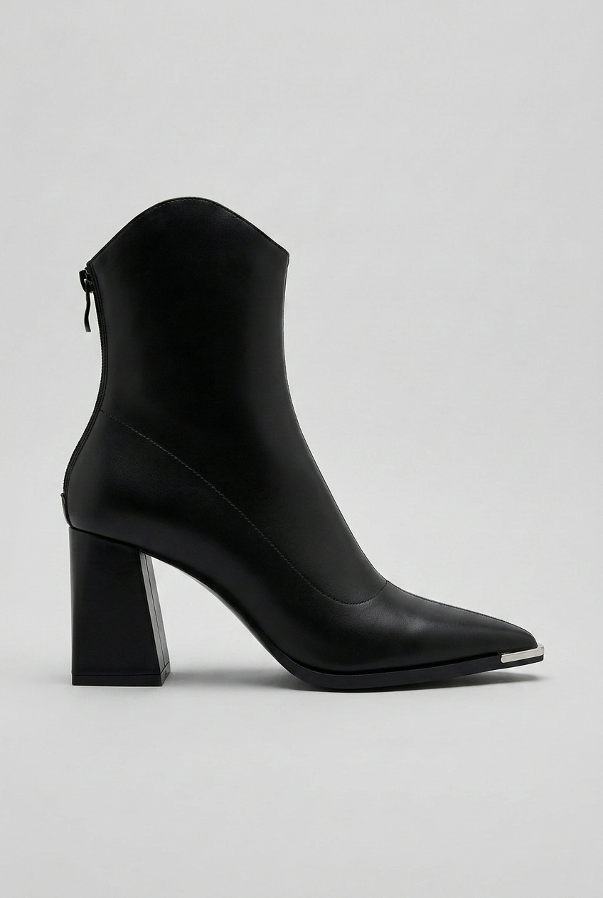 Bottines à talons bout pointus