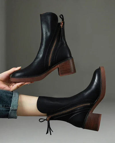 Bottines à talons femme classiques - vue face