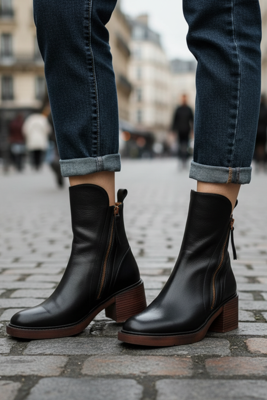 Bottines à talons femme