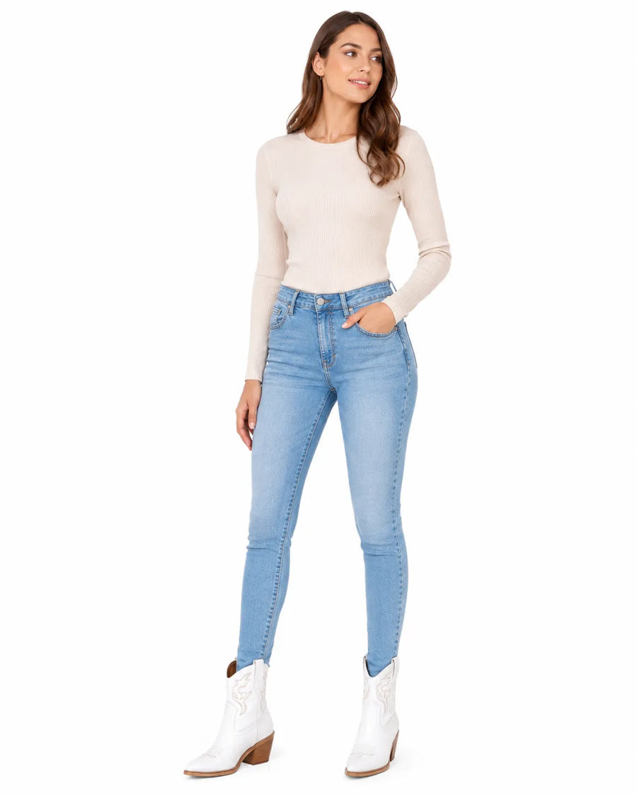 Bottines western en cuir à talons femme - vue de dos