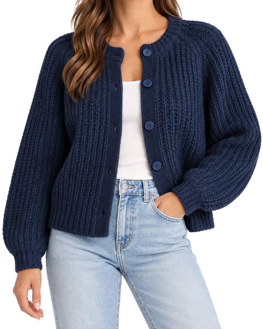 Cardigan Ample Femme Col V Manches Raglan