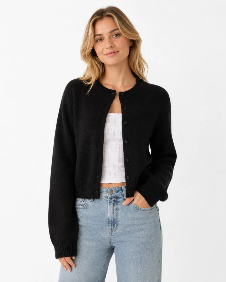 Cardigan femme - vue de côté
