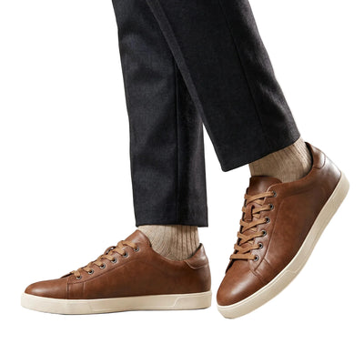 Derby homme style basket semelle épaisse - vue face