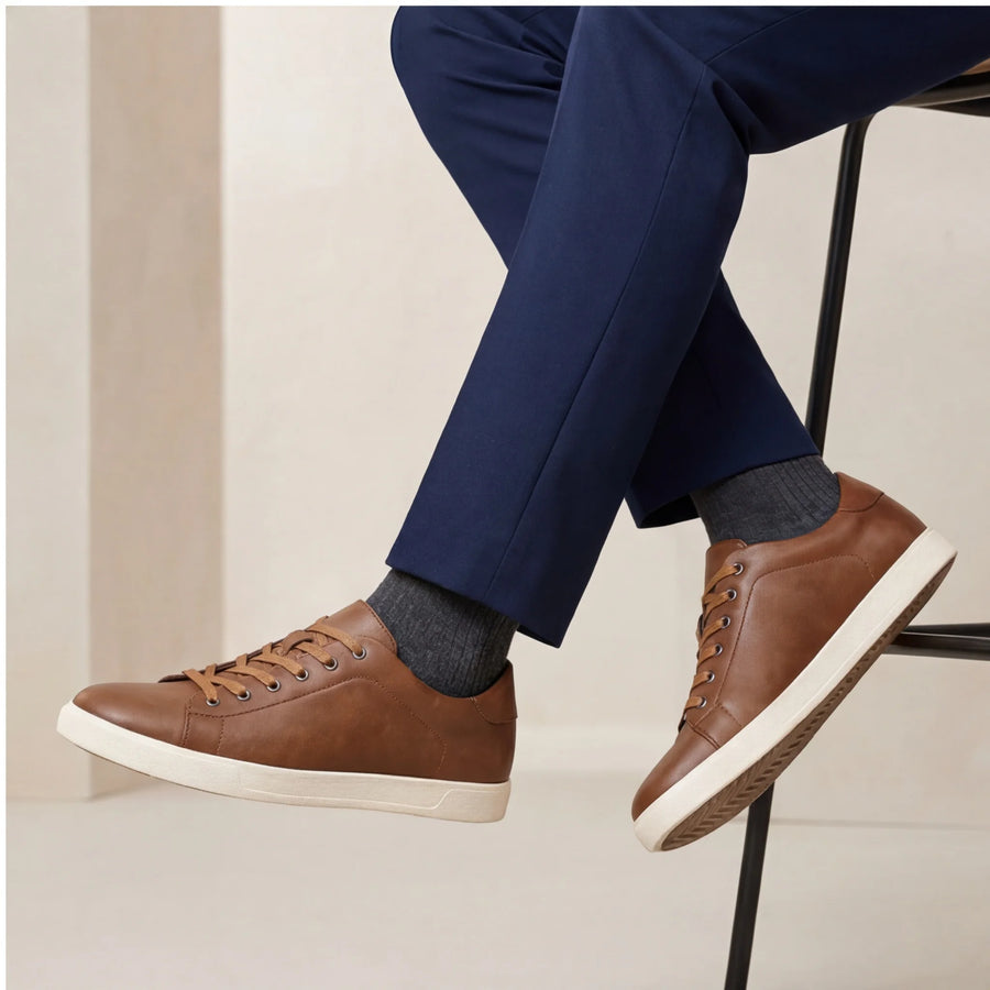 Derby homme style basket - vue semelle