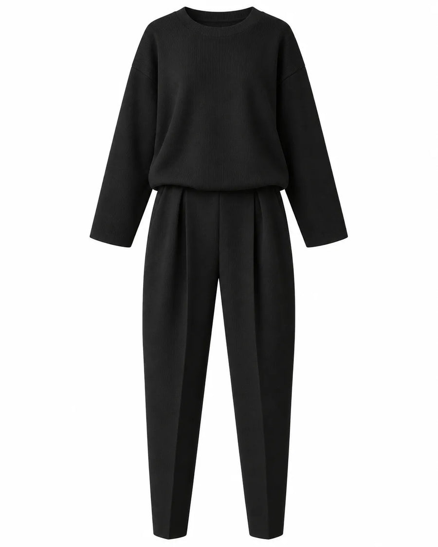 Ensemble sweat et pantalon femme coloris uni