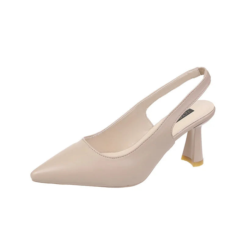 Escarpin femme bout pointu talon aiguille - vue face
