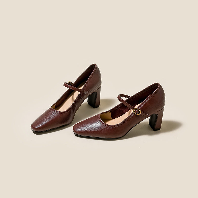 Escarpin femme bride arrière slingback - vue d'ensemble posé