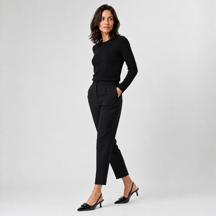 Escarpin femme élégant raffiné - vue portée
