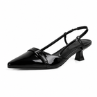 Escarpins femme – finition vernie - Noir