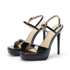 Escarpins femme – plateforme talon très haut - Noir - 14 cm