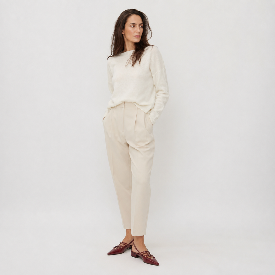 Escarpin femme ligne épurée - vue portée