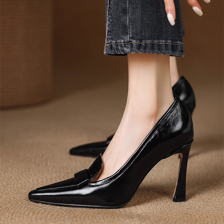 Escarpin femme vernis - vue de dessus