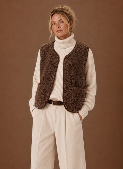 Gilet polaire femme - vue face
