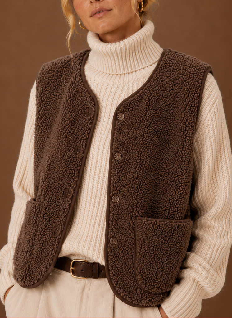 Gilet polaire femme - vue de côté