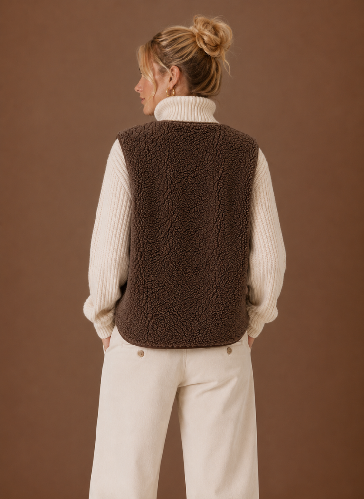 Gilet polaire femme - vue portée