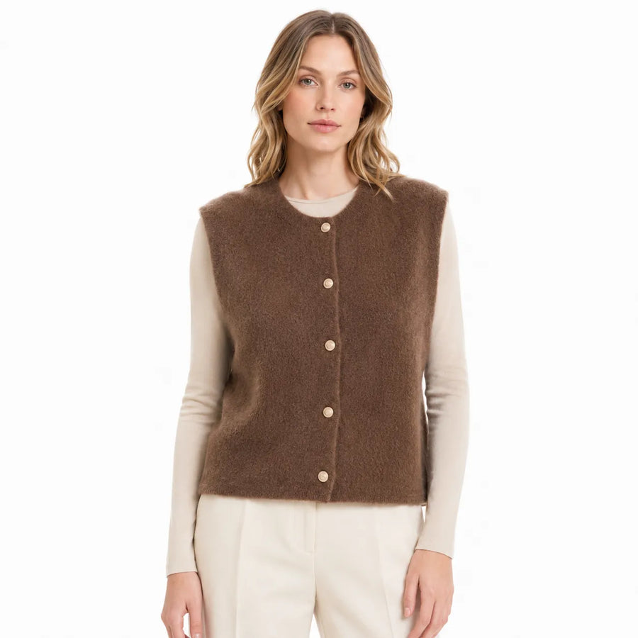 Gilet sans manche femme - vue portée